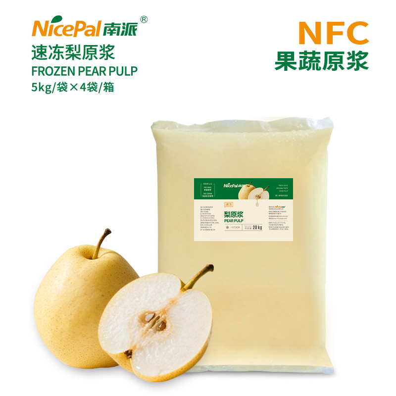 Pulpa de pera asiática congelada NFC 