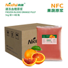 Pulpa de naranja de sangre congelada NFC