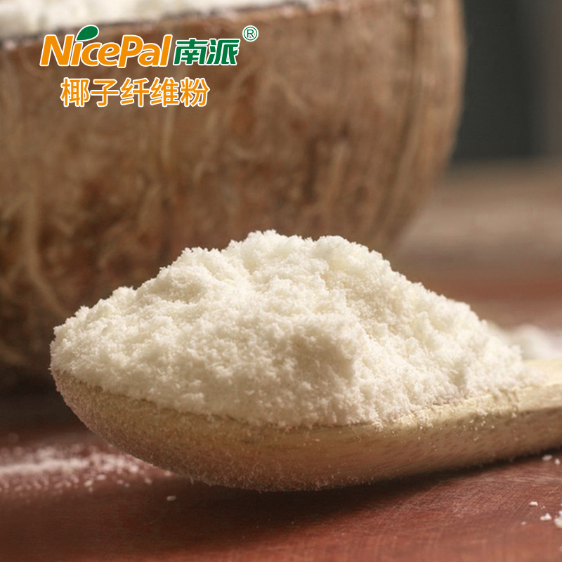 Fibra de coco en polvo (grasa30%, proteína 8%, fibra dietética total 38%)