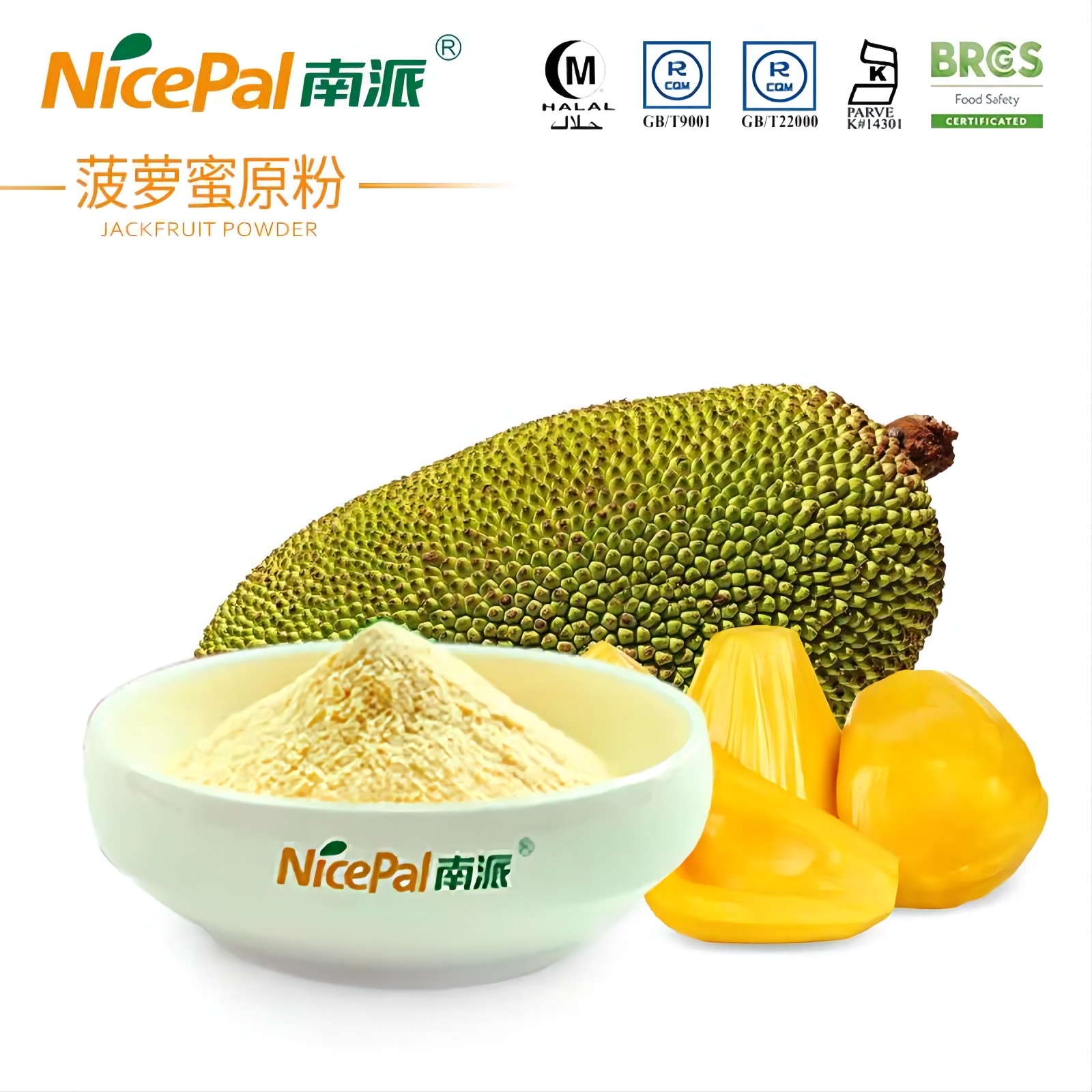 ¿Cuáles son los parámetros relevantes del polvo Jack Fruit?